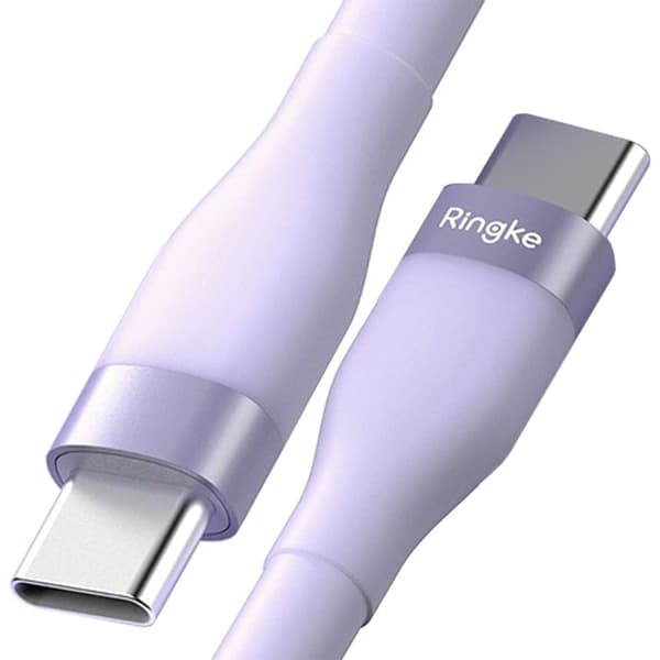 Ringke USB-C - USB-C kabel 480Mb/s 60W 2m lilla (CB60181RS)