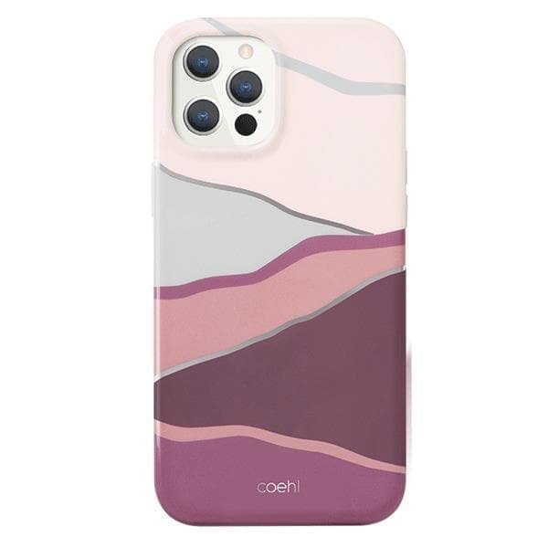 UNIQ-deksel Coehl Ciel iPhone 12/12 Pro 6.1 rosa/solnedgangsrosa