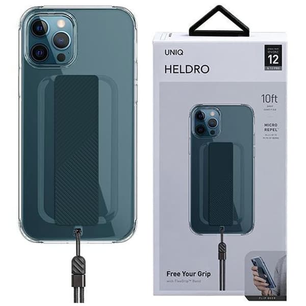 UNIQ Heldro-deksel iPhone 12 Pro Max 6.7 gjennomsiktig/klar Antimikrobiell