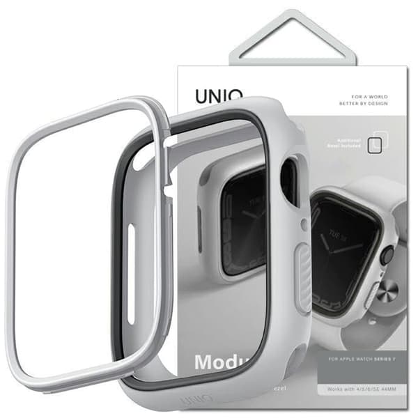 UNIQ veske Moduo Apple Watch Series 4/5/6/7/8/SE 40/41mm krittgrå/ krittsteingrå