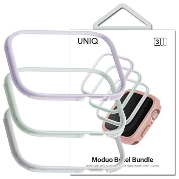 UNIQ rammer Moduo 3in1 Apple Watch Series 4/5/6/7/8/SE 40/41 mm Sage-Lila-White/Sage-Lilac-White