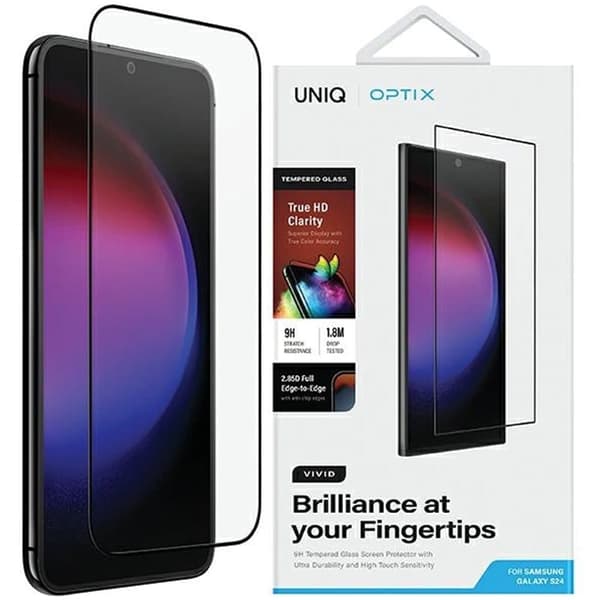UNIQ Optix Vivid herdet glass for Samsung Galaxy A35 / A55 med applikator