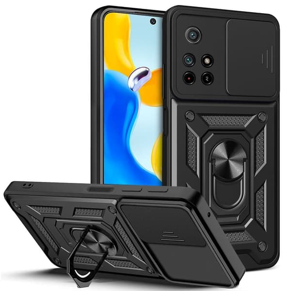 TECH-PROTECT CAMSHIELD PRO XIAOMI REDMI NOTE 11S 5G / POCO M4 PRO 5G SVART