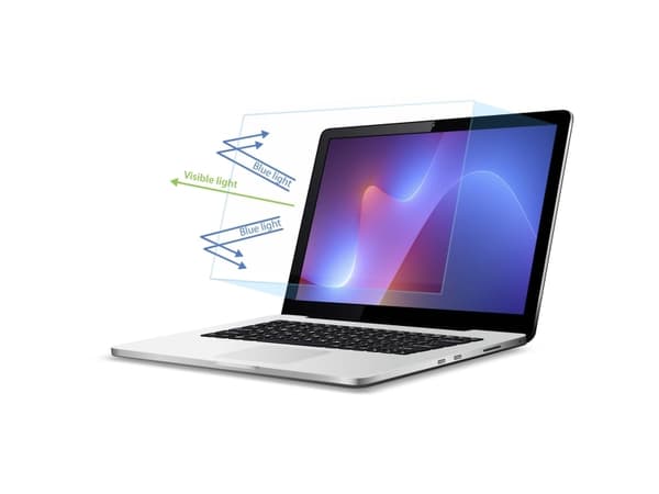 Renkforce RF-6055792, Bærbar PC-skjermbeskytter, Gjennomsiktig, Universell, 35,6 cm (14"), Blank skjermbeskytter, Vern mot blått lys