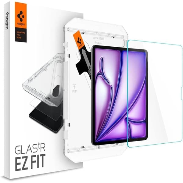 HERDET GLASS SPIGEN GLAS.TR "EZ FIT" IPAD AIR 13 2024 CLEAR