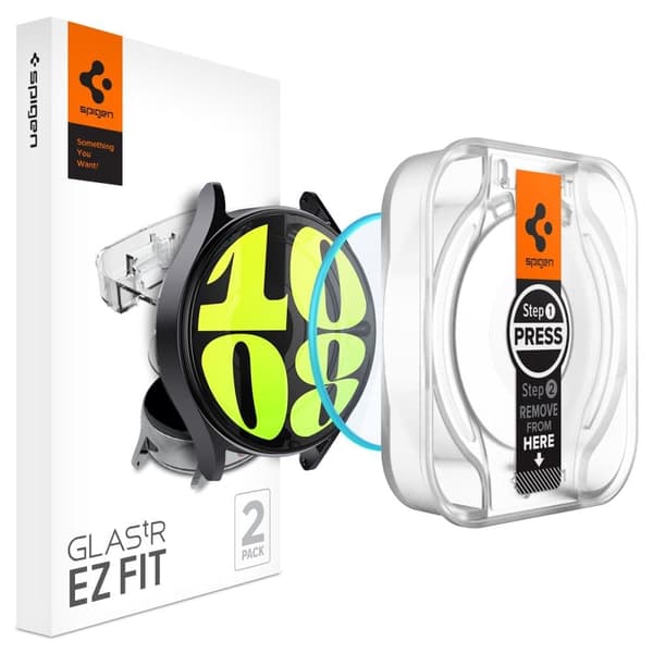 HERDET GLASS SPIGEN GLAS.TR "EZ-FIT" 2-PACK GALAXY WATCH 7 (44 MM) KLAR