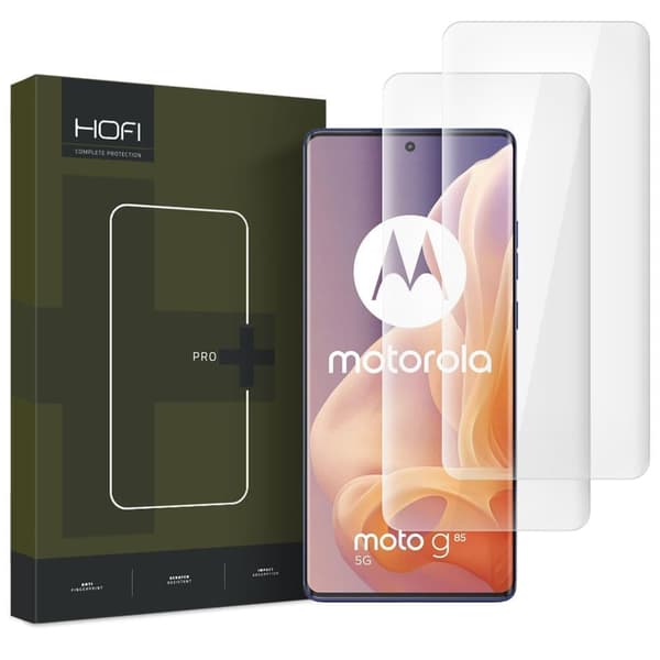 HERDET GLASS HOFI UV GLASS PRO+ 2-PACK MOTOROLA MOTO G85 5G CLEAR