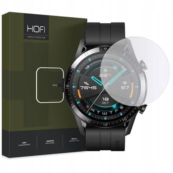 HERDET GLASS HOFI GLASS PRO+ HUAWEI WATCH GT 2 (46 MM) KLAR