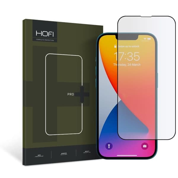 HERDET GLASS HOFI GLASS PRO+ IPHONE 13 / 13 PRO / 14 SVART