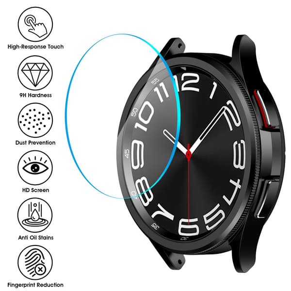 INF Skærmbeskytter af hærdet glas til Samsung Galaxy Watch 6 0 40 mm
