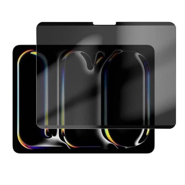 Skärmskydd för iPad Air 13 2024 Anti-spion Anti-scratch Magnetic 4smarts Transparent Svart