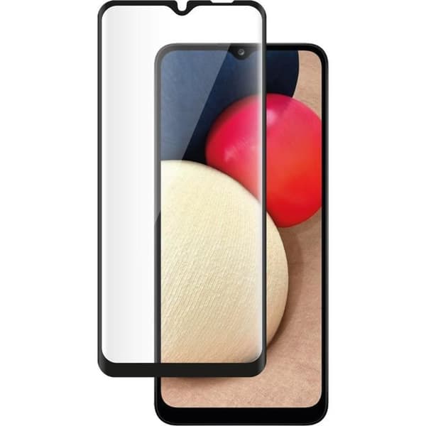 2,5D härdat glas Galaxy A02s svart