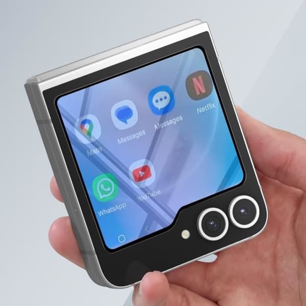 Skärmskydd - AVIZAR - Samsung Galaxy Z Flip 6 - Härdat glas - 9H hårdhet - Svart