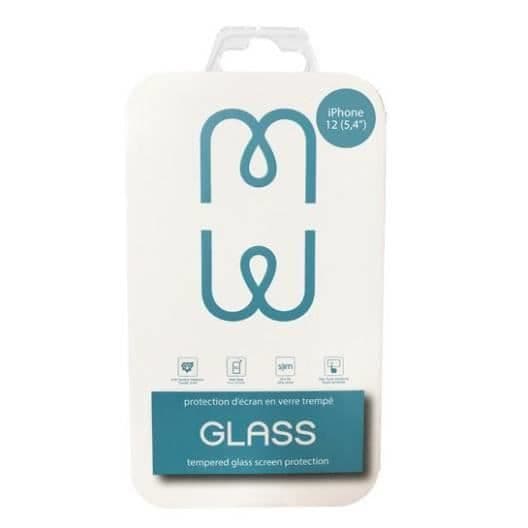 Skärmskyddsglas - MW - iPhone 12 Mini - Härdat glas - Genomskinlig - 0,33 mm