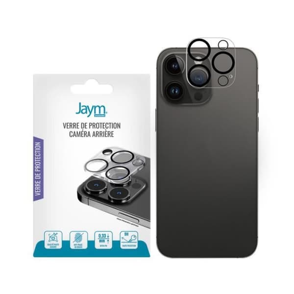 Bakre Kamera Skydd - JAYM - iPhone 12 Pro - Härdat Glas 9H - Anti-fläckar - Transparent