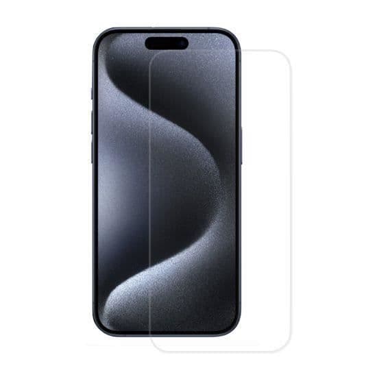 Skärm skyddsglas - MW - iPhone 15 Pro - Härdat glas - Ultra-tunt - Hög känslighet