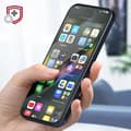 Miniatyrbild 3 av 4: Skärmskydd - FORCE GLASS - iPhone 15 Pro - Okrossbart glas - Flexibelt - 2.5D Edge