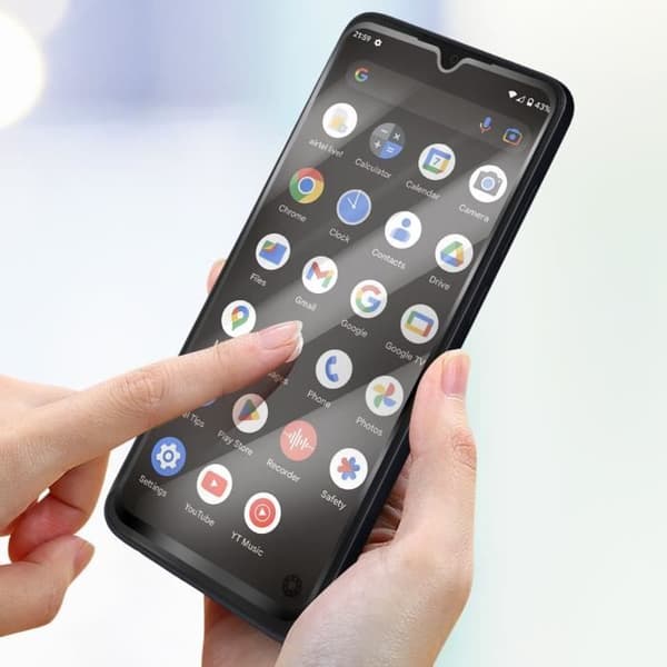 Flexibelt glas för Samsung Galaxy A05s Livstidsgaranti Force Glass Transparent