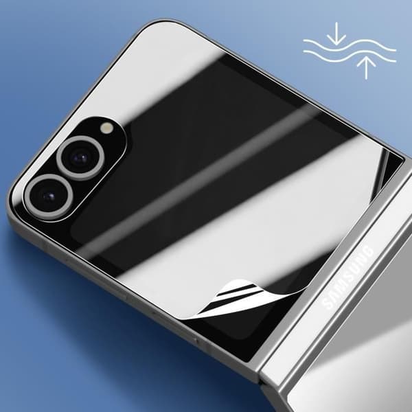Skärmskydd - AVIZAR - Samsung Galaxy Z Flip 6 - Mjuk hydrogel - Transparent - Repotålig
