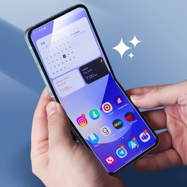 Skärmskydd - AVIZAR - Samsung Galaxy Z Flip 6 - Mjuk hydrogel - Transparent - Repotålig