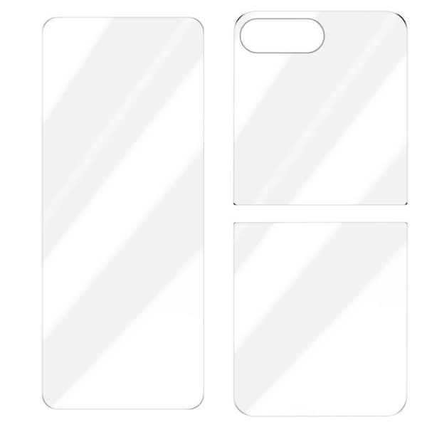 Skärmskydd - AVIZAR - Samsung Galaxy Z Flip 6 - Mjuk hydrogel - Transparent - Repotålig