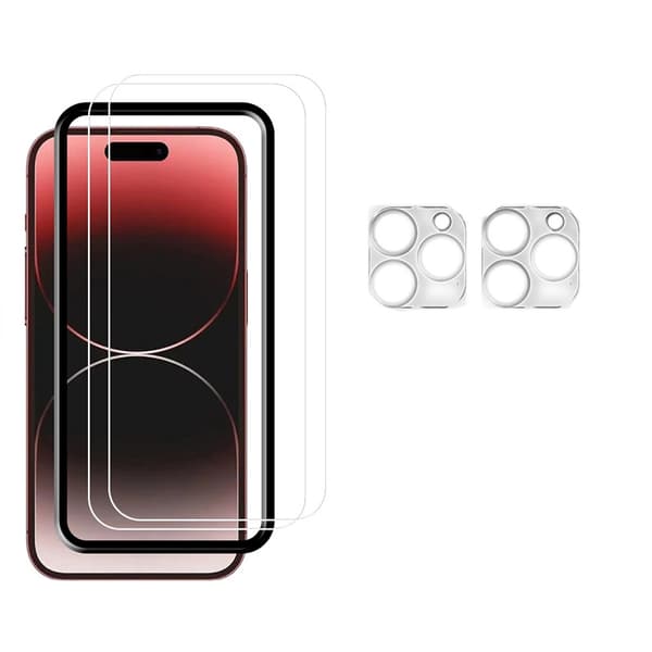 INF Skjermbeskytter i herdet glass for iPhone 15-serien iPhone 15 Pro Max