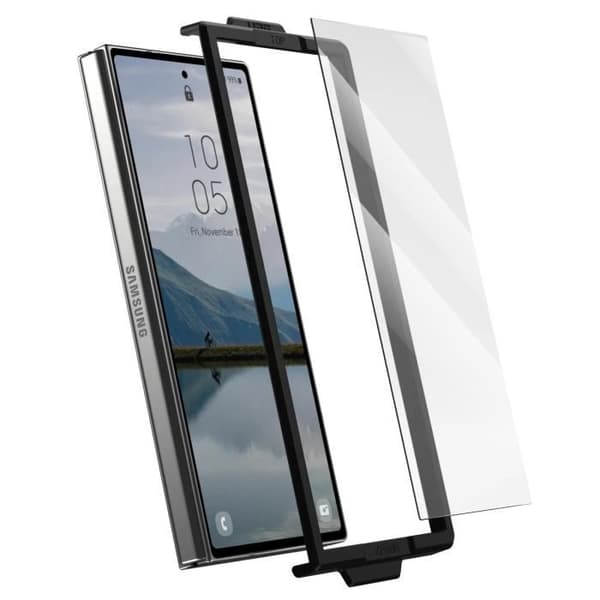 Skärmskydd - UAG - Z Fold 6 - Dubbelt förstärkt härdat glas - Stötsäker - Anti-bländning