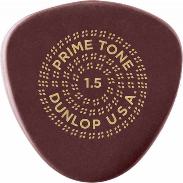 Dunlop 515P150 - 3 Primetone halvrunda släta hackor - 1,5 mm
