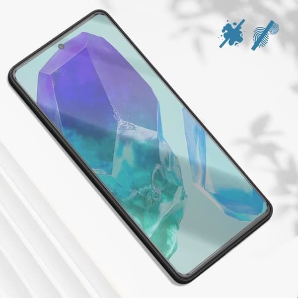 Härdat glas - AVIZAR - Samsung Galaxy M55 - 9H hårdhet - Anti-repa - Genomskinlig