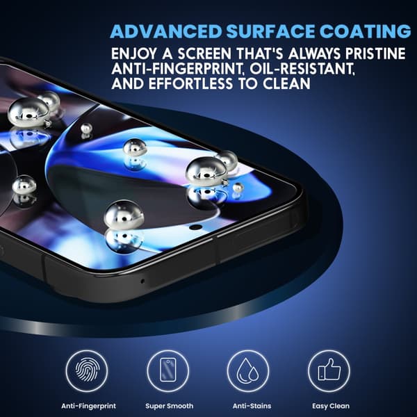 1-Pack Google Pixel 9 Skärmskydd - Härdat Glas 9H - Super kvalitet 3D