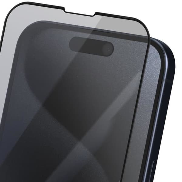 Härdat Glas Anti-spion - AVIZAR - iPhone 16 Pro - Hårdhet 9H - Rep-säker - Tjocklek 0,3 mm
