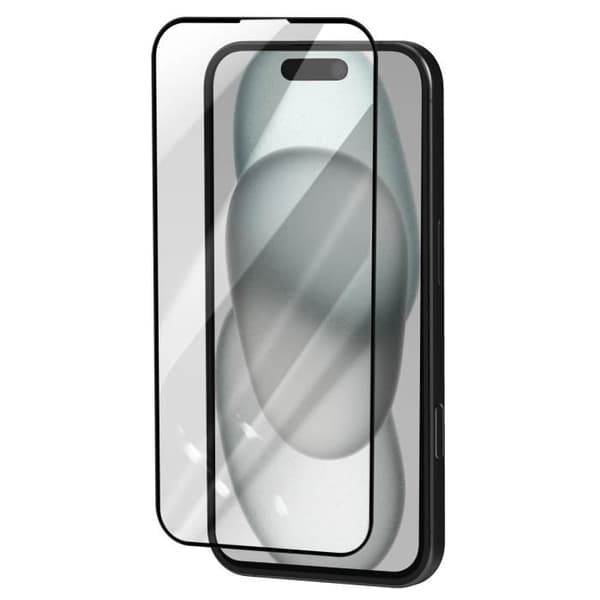 Skyddsglas - AVIZAR - iPhone 16 Plus - Keramisk Härdat Glas - Full Lim - 0,3 mm Tjocklek