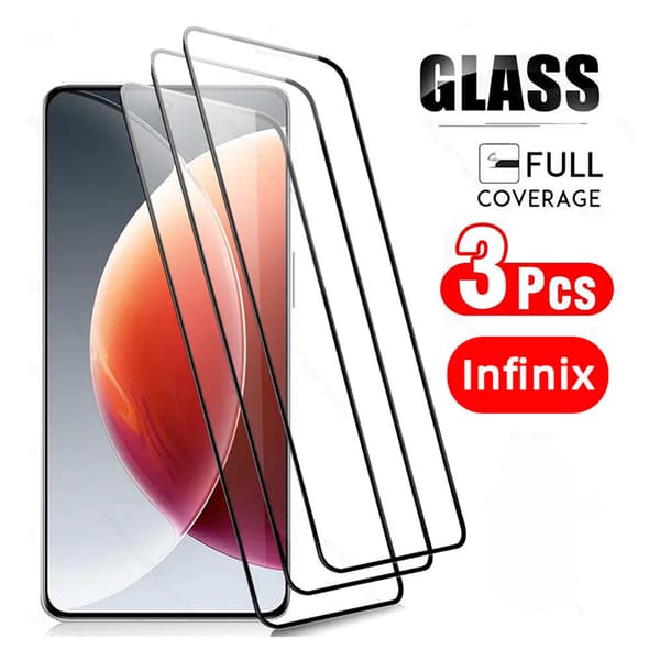INF Näytönsuoja, korkea alumiinilasi ja antistaattinen liima Infinixille (3 kpl) Infinix Note7 Lite