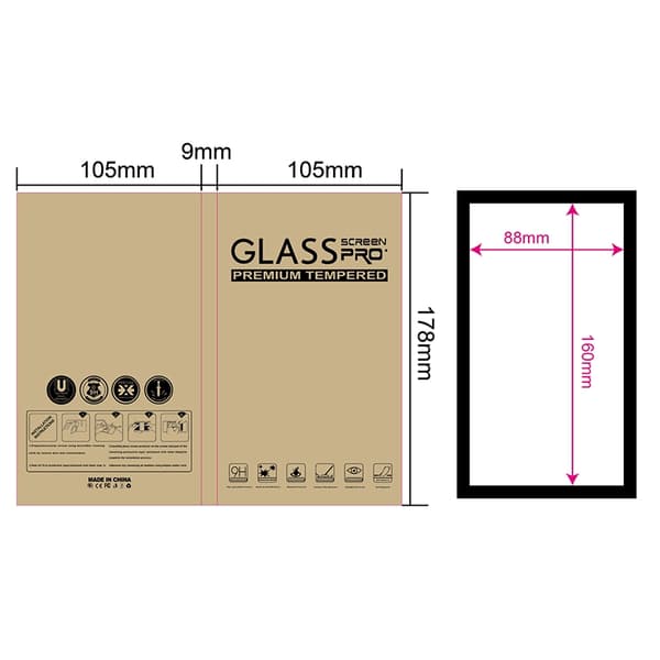 INF 2-pack skärmskydd för Samsung Galaxy Series-telefon, härdat glas Samsung Galaxy A32 5G/A22 5G
