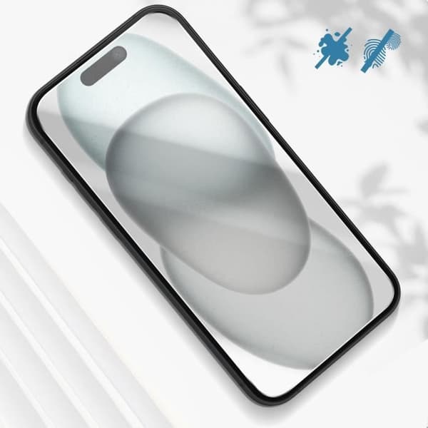 Härdat glas - AVIZAR - iPhone 16 Plus - Hårdhet 9H - Represistent - Stötskydd
