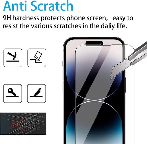2-Pakning iPhone 16 Pro Skjermbeskytter i Herdet Glass