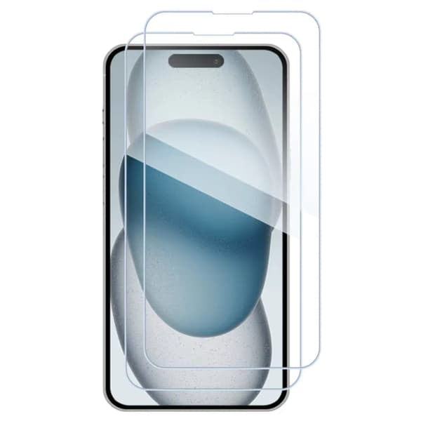 2-Pakning iPhone 16 Skjermbeskytter i Herdet Glass