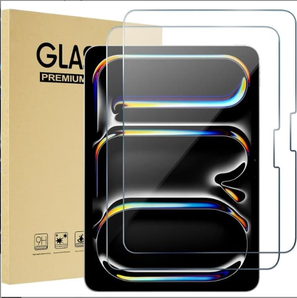 INF 2.5D skærmbeskytter til iPad - HD hærdet glas (2-pack) iPad 12.9 (2018/2020/2021)