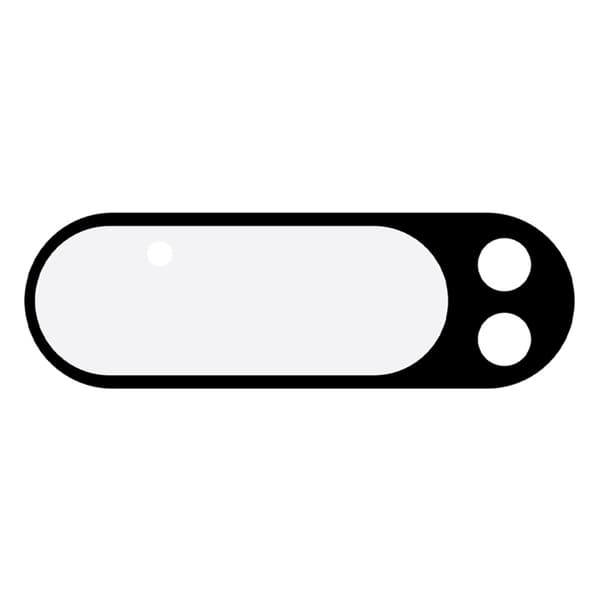 SKALO Google Pixel 9 Pro XL 3D Linsskydd/Kameraskydd Härdat Glas - Svart