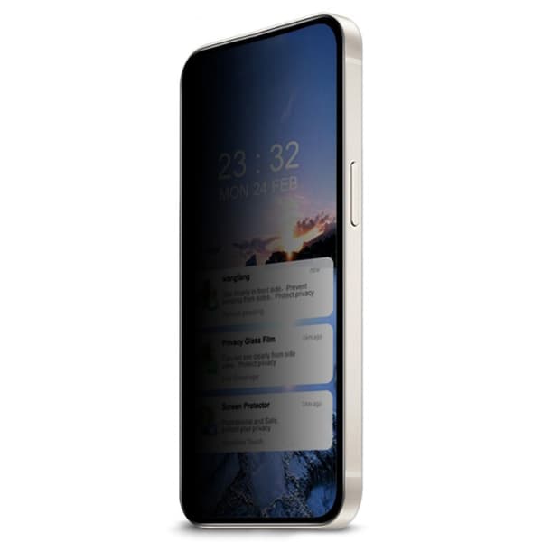 SKALO Google Pixel 9 Pro XL Privacy Skärmskydd Härdat Glas - Svart
