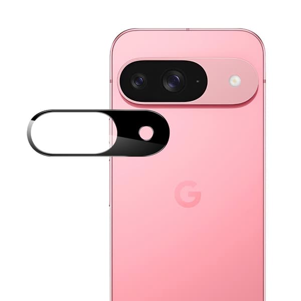 2-PACK SKALO Google Pixel 9 3D Linsskydd/Kameraskydd Härdat Glas - Svart