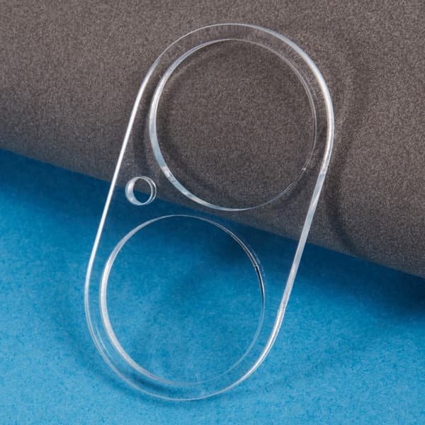 SKALO iPhone 16 Plus 3D Kameralinse Beskyttelsesglas - Gennemsigtig
