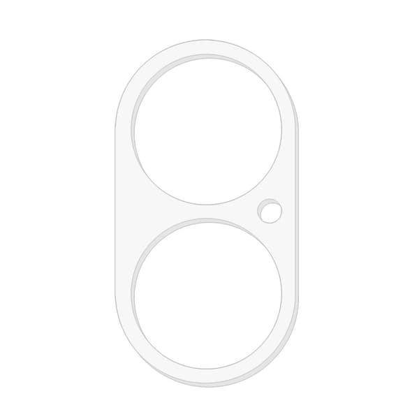 SKALO iPhone 16 Plus 3D Kameralinse Beskyttelsesglas - Gennemsigtig