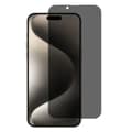 Miniatyrbild 1 av 2: 2-PACK SKALO iPhone 16 Plus Privacy Skärmskydd Härdat Glas - Svart