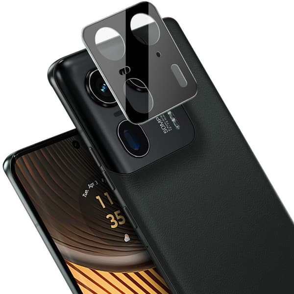 SKALO Motorola Edge 50 Ultra 3D Kameralinse Beskyttelsesglas - Sort