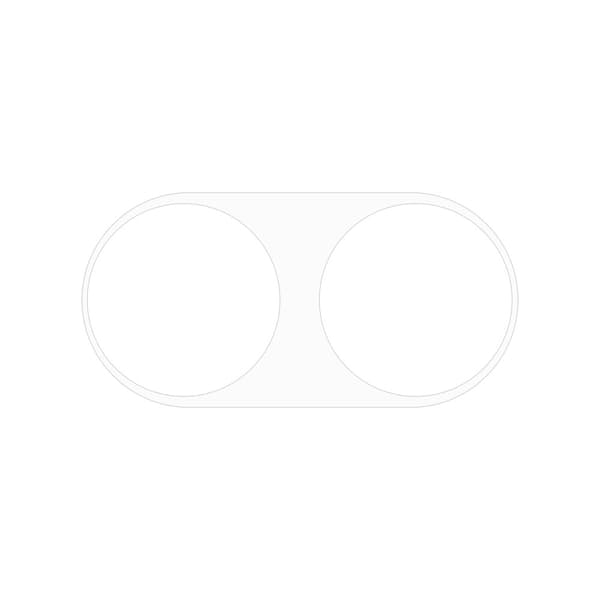 2-PAK SKALO OnePlus Nord 4 5G 3D Kameralinse Beskyttelsesglas - Gennemsigtig
