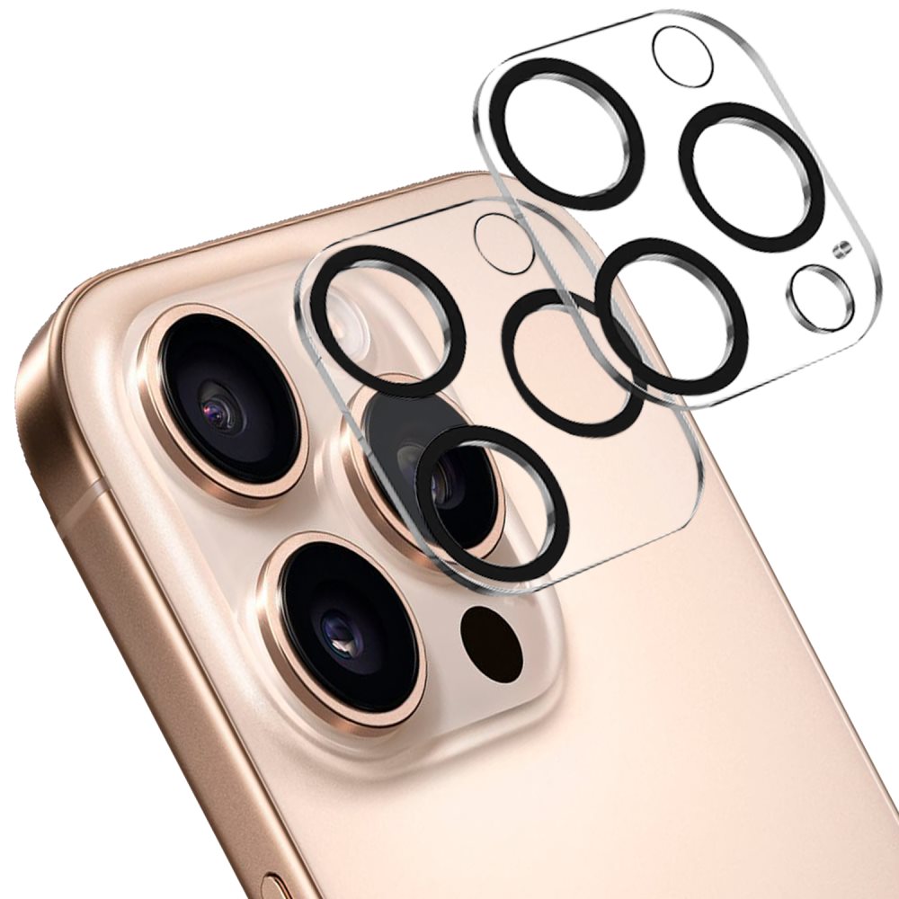 [2-Pack]iPhone 16 Pro Max Linsskydd av Härdat Glas Skydd för Kamera, Anti-Reptåligt