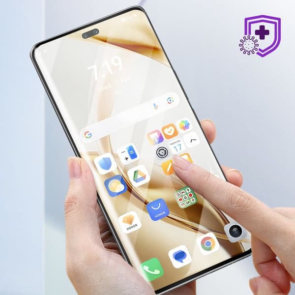 Härdat glas för Honor 200 Pro Resistant 9H+ Edge 2.5D Force Glass Transparent
