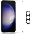Miniatyrbild 1 av 7: 1-Pack Samsung S23 Fe Skärmskydd & 1-Pack linsskydd - Härdat Glas 9H - Super kvalitet 3D