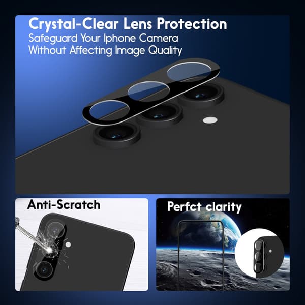 1-Pack Samsung S23 Fe 5G Skärmskydd & 1-Pack linsskydd - Härdat Glas 9H - Super kvalitet 3D